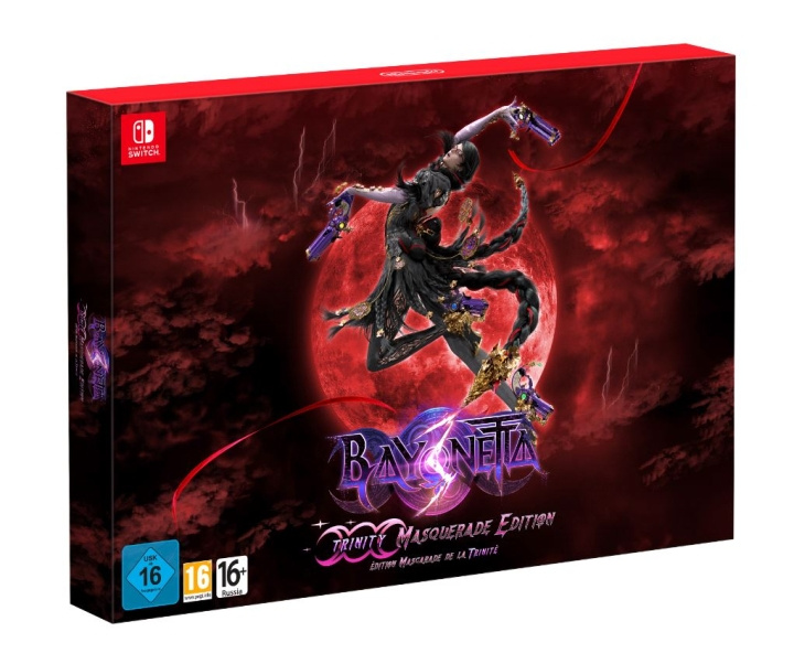 Bayonetta 3 Trinity Masquerade Edition (Switch) i gruppen HJEMMEELEKTRONIK / Spilkonsoller og tilbehør / Nintendo Switch / Spil hos TP E-commerce Nordic AB (D00760)