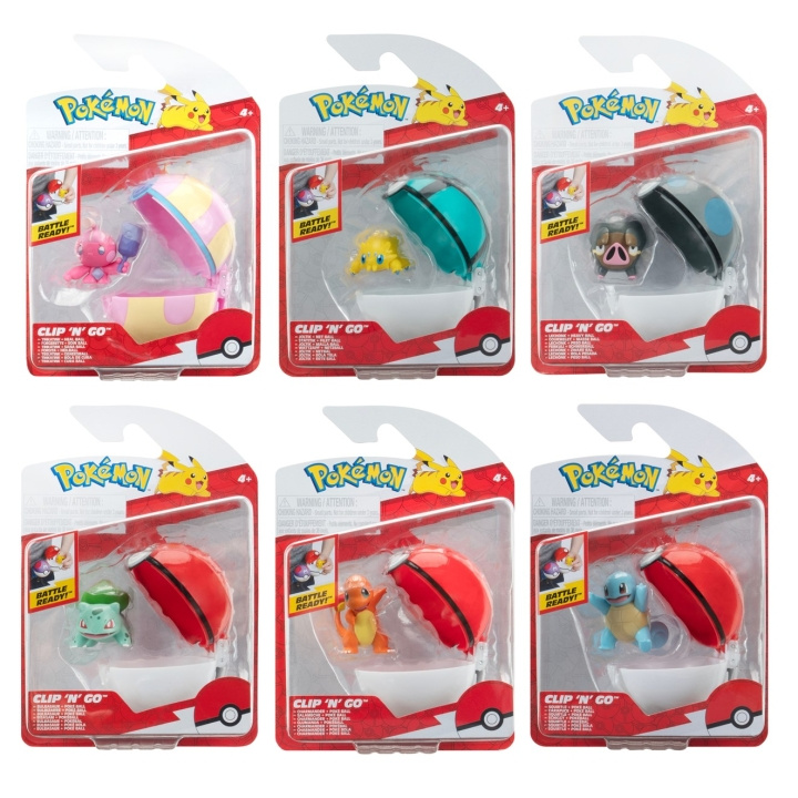 Pokémon Battle Figure Ass. (95007-18) i gruppen LEGETØJ, BØRN & BABY / Legetøj / Figurer, miniaturer og tilbehør hos TP E-commerce Nordic AB (D00763)