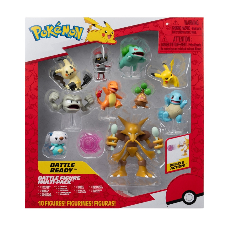 Pokémon Battle Figure 10 Pk (PKW4118) i gruppen LEGETØJ, BØRN & BABY / Legetøj / Figurer, miniaturer og tilbehør hos TP E-commerce Nordic AB (D00765)