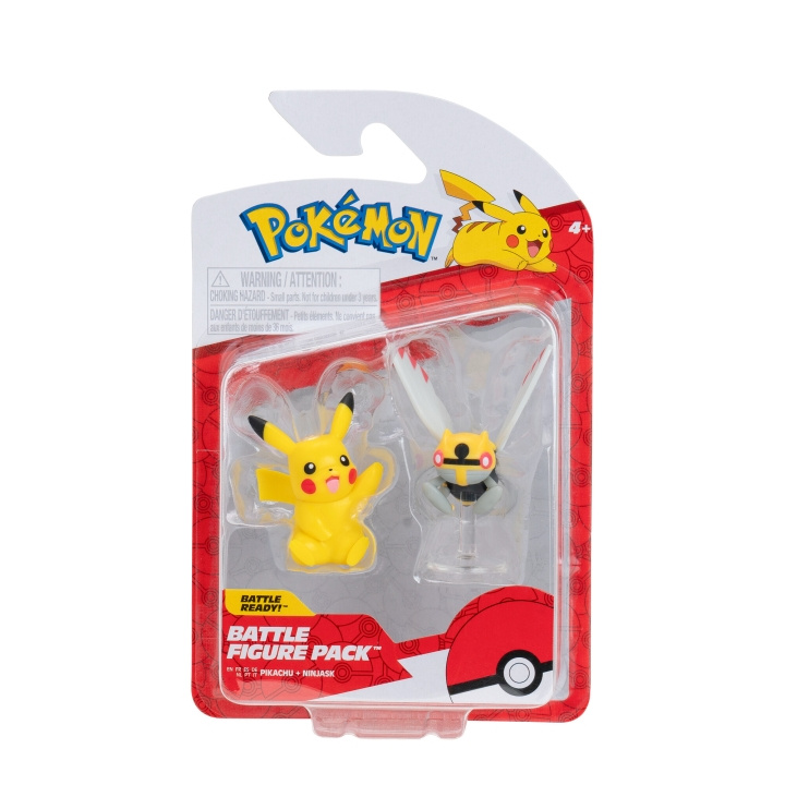 Pokémon Battle Figure Ninjask og Pikachu (PKW3576) i gruppen LEGETØJ, BØRN & BABY / Legetøj / Figurer, miniaturer og tilbehør hos TP E-commerce Nordic AB (D00774)