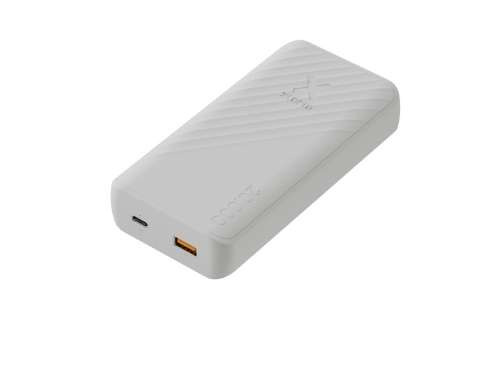 Xtorm 15W FastCharge Go2 Powerbank 20.000 - Askehvid i gruppen SMARTPHONES & TABLETS / Opladere og kabler / Powerbanks hos TP E-commerce Nordic AB (D00798)