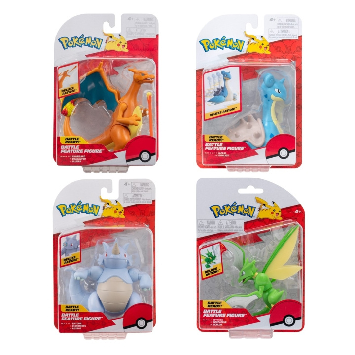 Pokémon Battle Feature Figur Ass. (95135-19) i gruppen LEGETØJ, BØRN & BABY / Legetøj / Figurer, miniaturer og tilbehør hos TP E-commerce Nordic AB (D00824)