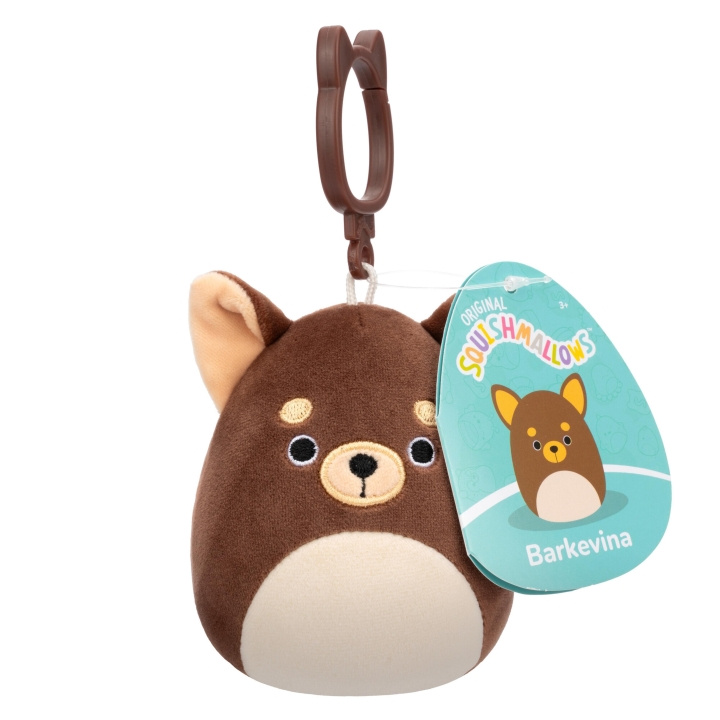 Squishmallows 9 cm P20 Clip On - Barkevina Chihuahua i gruppen LEGETØJ, BØRN & BABY / Babyleg (0-3 år) / Tøjdyr hos TP E-commerce Nordic AB (D00857)