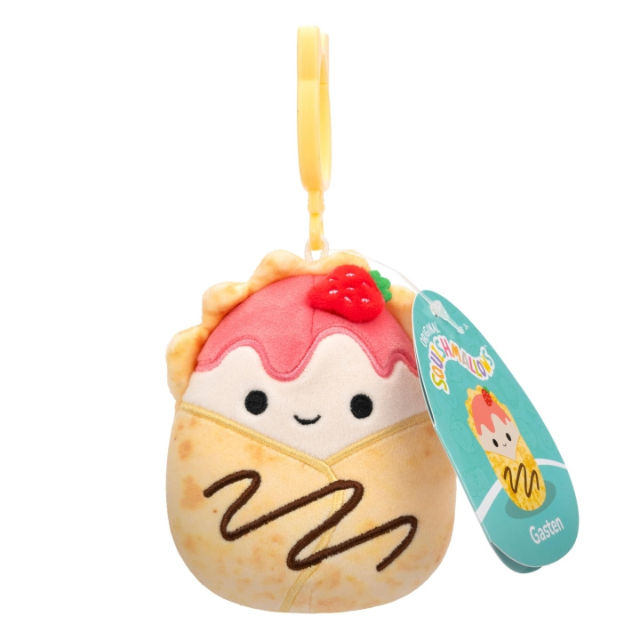 Squishmallows 9 cm P20 Clip On - Gasten Crepe i gruppen LEGETØJ, BØRN & BABY / Babyleg (0-3 år) / Tøjdyr hos TP E-commerce Nordic AB (D00860)