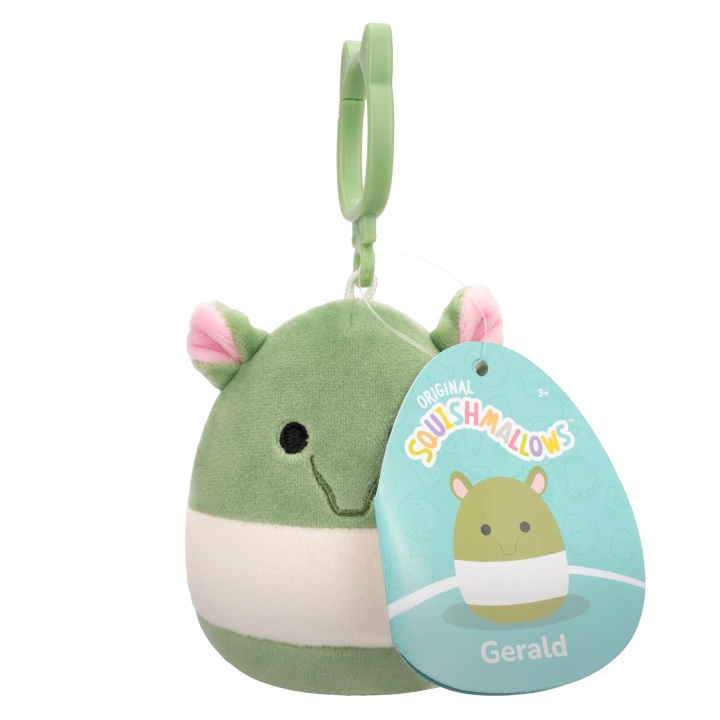 Squishmallows 9 cm P20 Clip On - Gerald Tapir i gruppen LEGETØJ, BØRN & BABY / Babyleg (0-3 år) / Tøjdyr hos TP E-commerce Nordic AB (D00861)