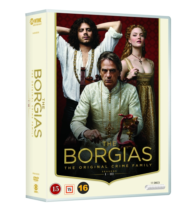 The Borgias: Complete Box - Season 1-3 (11 disc) - DVD i gruppen HJEMMEELEKTRONIK / Lyd & billede / Tv og tilbehør / Film / DVD hos TP E-commerce Nordic AB (D00967)