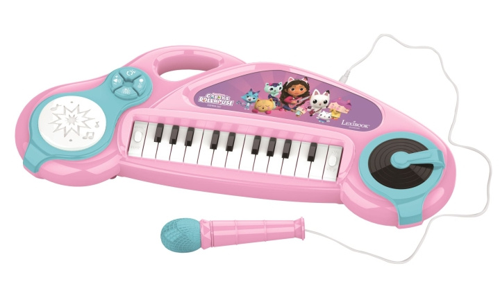 Lexibook Gabby\'s Dollhouse elektronisk keyboard med lys (K704GDH) i gruppen LEGETØJ, BØRN & BABY / Musik, sang og billede / Instrumenter hos TP E-commerce Nordic AB (D01001)