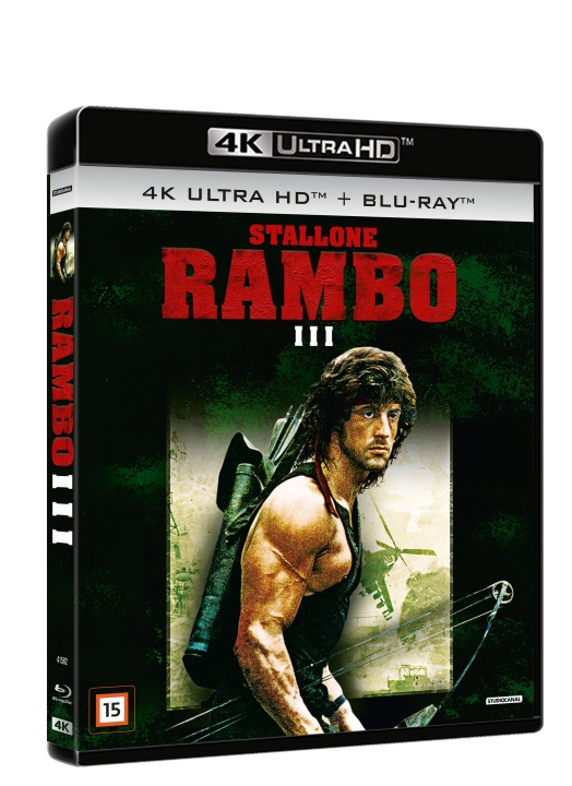 Rambo 3 4K i gruppen HJEMMEELEKTRONIK / Lyd & billede / Tv og tilbehør / Film / Blu-ray hos TP E-commerce Nordic AB (D01025)