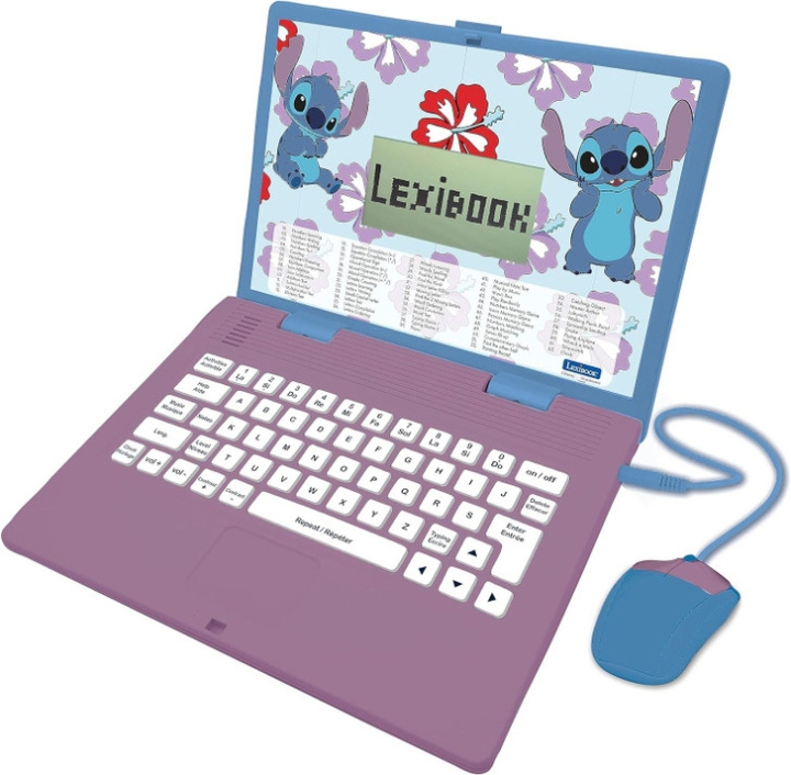 Lexibook Disney Stitch - pædagogisk bærbar computer (ENG) (JC598Di1) i gruppen LEGETØJ, BØRN & BABY / Legetøj / Legetøj hos TP E-commerce Nordic AB (D01085)