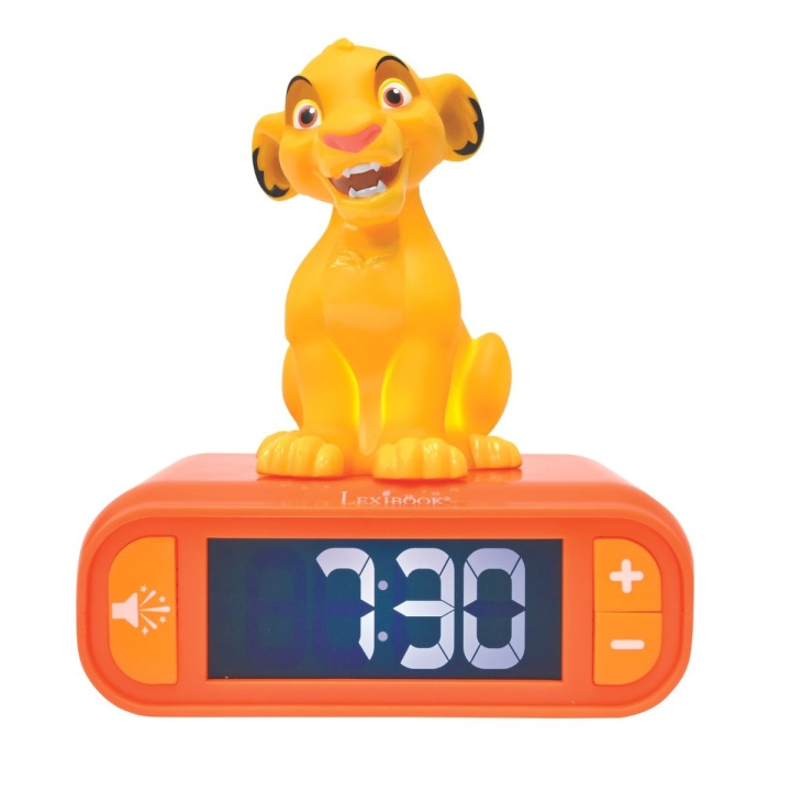 Lexibook Simba Night light-vækkeur med lyde (RL800AN) i gruppen HJEM, HUS & HAVE / Ure og tællere / Vækkeure hos TP E-commerce Nordic AB (D01105)