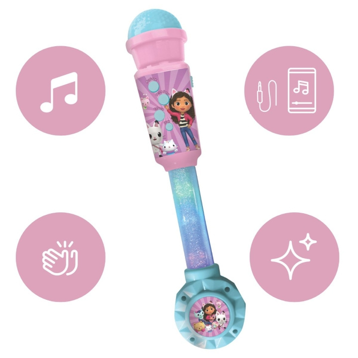 Lexibook Gabby\'s Dollhouse Lighting Microphone med højttaler (MIC90GDH) i gruppen HJEMMEELEKTRONIK / Lyd & billede / Håndholdte mikrofoner hos TP E-commerce Nordic AB (D01108)