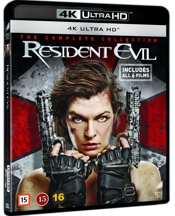 Resident evil 1-6 complete 4K UHD i gruppen HJEMMEELEKTRONIK / Lyd & billede / Tv og tilbehør / Film / Blu-ray hos TP E-commerce Nordic AB (D01149)