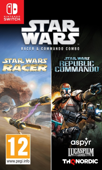 Star Wars Racer & Commando Combo (Switch) i gruppen HJEMMEELEKTRONIK / Spilkonsoller og tilbehør / Nintendo Switch / Spil hos TP E-commerce Nordic AB (D01227)