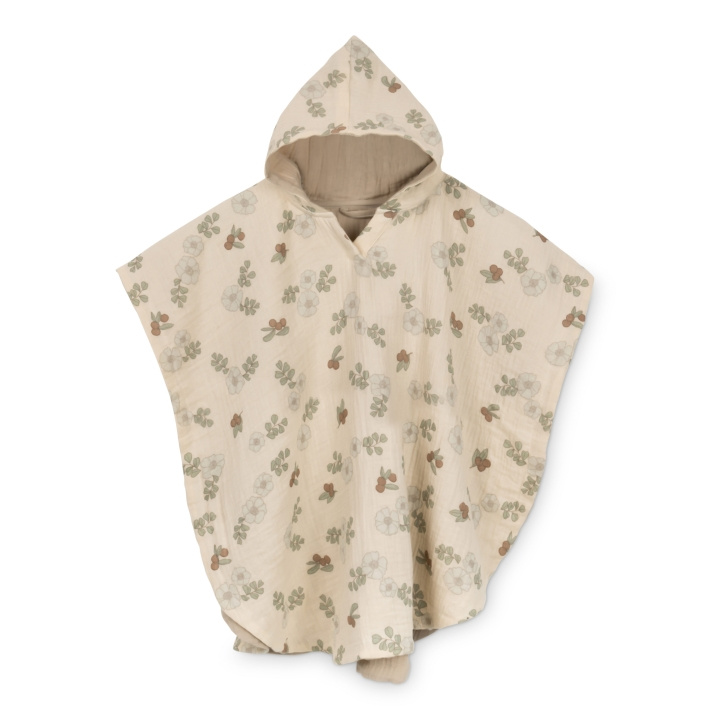 That\'s Mine Poncho Small - Flowers and berries (PN104) i gruppen LEGETØJ, BØRN & BABY / Børnetekstiler / Bad tilbehør hos TP E-commerce Nordic AB (D01228)