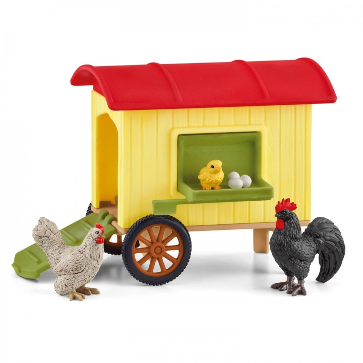 Schleich Farm World - Mobilt hønsehus (42572) i gruppen LEGETØJ, BØRN & BABY / Legetøj / Legesæt hos TP E-commerce Nordic AB (D01446)