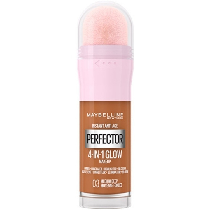 Maybelline Instant Perfector 4-i-1 Glow Makeup 03 Medium Deep i gruppen SKØNHED & HELSE / Makeup / Makeup ansigt / Concealer hos TP E-commerce Nordic AB (D01461)