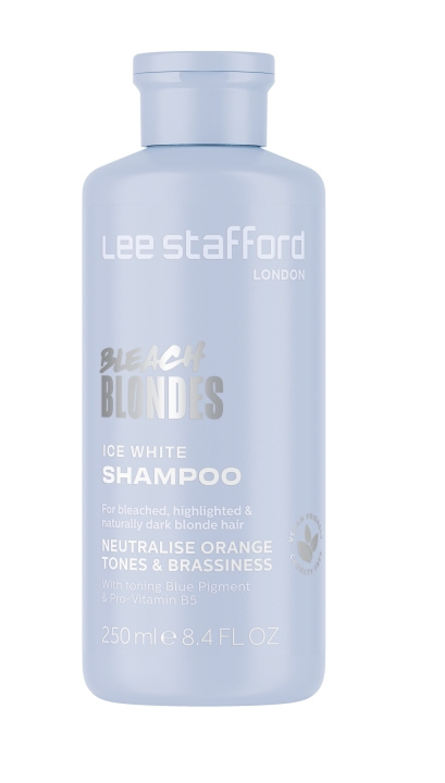 Lee Stafford Bleach Blondes Ice White Toning Shampoo 250 ml i gruppen SKØNHED & HELSE / Hår og styling / Hårpleje / Shampoo hos TP E-commerce Nordic AB (D01495)