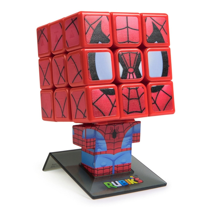 Rubiks Cubers 3x3 - Spider Man (6071040) i gruppen LEGETØJ, BØRN & BABY / Spil / Brætspil hos TP E-commerce Nordic AB (D01499)