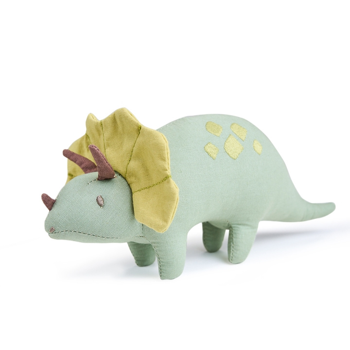 ThreadBear Soft Toy Dinosaur - Trike the Triceratops 24 cm - (TB4104) i gruppen LEGETØJ, BØRN & BABY / Babyleg (0-3 år) / Tøjdyr hos TP E-commerce Nordic AB (D01519)