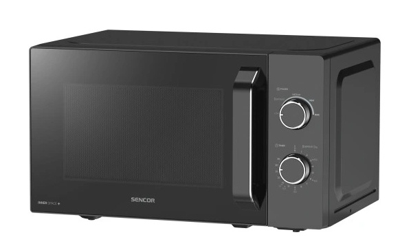 Sencor Microwave SMW1919BK, 20 l i gruppen HJEM, HUS & HAVE / Husholdningsapparater / Mikrobølgeovne hos TP E-commerce Nordic AB (D01551)