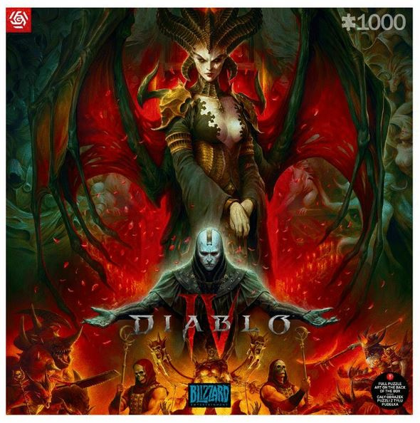 Good Loot - Puslespil til spil: Diablo IV Lilith-komposition, 1000 brikker i gruppen SPORT, FRITID & HOBBY / Hobby / Puslespil hos TP E-commerce Nordic AB (D01555)