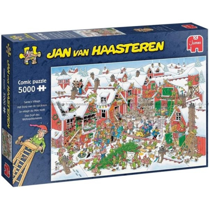 Jan van Haasteren Julemandens landsby (5000 brikker) (JUM0076) i gruppen SPORT, FRITID & HOBBY / Hobby / Puslespil hos TP E-commerce Nordic AB (D01565)