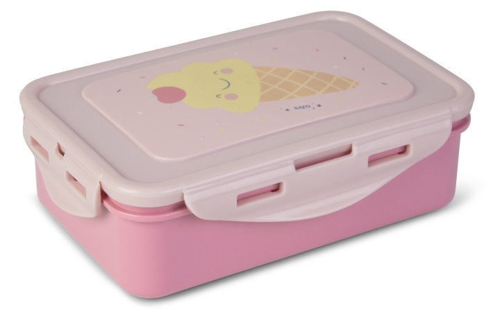 SARO Baby SARO - Lunch Box - Pink (SAO70066) i gruppen LEGETØJ, BØRN & BABY / Mad & Drikke / Børnebestik og tallerkener hos TP E-commerce Nordic AB (D01602)