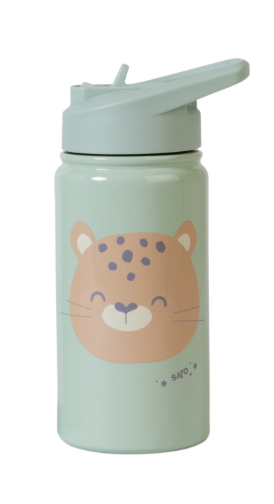 SARO Baby Thermos Bottle with Straw - Mint (SAO74501) i gruppen LEGETØJ, BØRN & BABY / Mad & Drikke / Sutteflasker og tilbehør hos TP E-commerce Nordic AB (D01603)