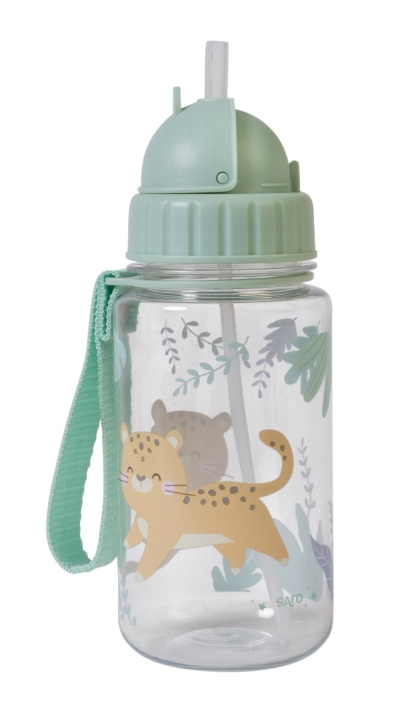 SARO Baby SARO - Bottle with straw - Hunter Mint (SAO74004) i gruppen LEGETØJ, BØRN & BABY / Mad & Drikke / Sutteflasker og tilbehør hos TP E-commerce Nordic AB (D01605)