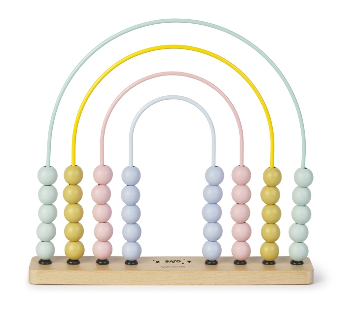 SARO Baby SARO - Rainbow Abacus (SAO3340) i gruppen LEGETØJ, BØRN & BABY / Babyleg (0-3 år) / Aktivitetslegetøj hos TP E-commerce Nordic AB (D01611)