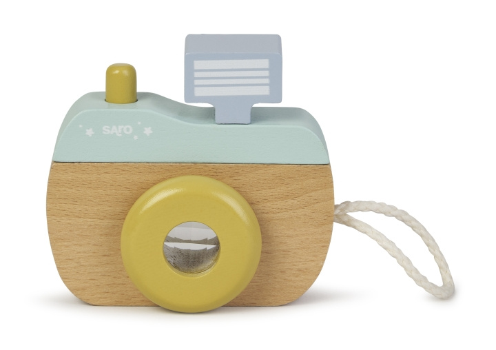 SARO Baby SARO - Wood Camera - Mint (SAO33431) i gruppen LEGETØJ, BØRN & BABY / Babyleg (0-3 år) / Aktivitetslegetøj hos TP E-commerce Nordic AB (D01612)