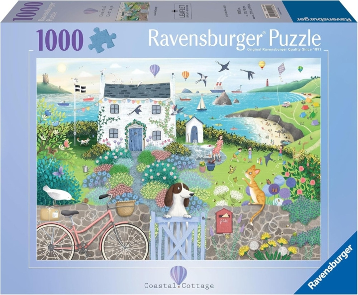 Ravensburger Puslespil - Coastal Cottage 1000p (12001104) i gruppen SPORT, FRITID & HOBBY / Hobby / Puslespil hos TP E-commerce Nordic AB (D01628)