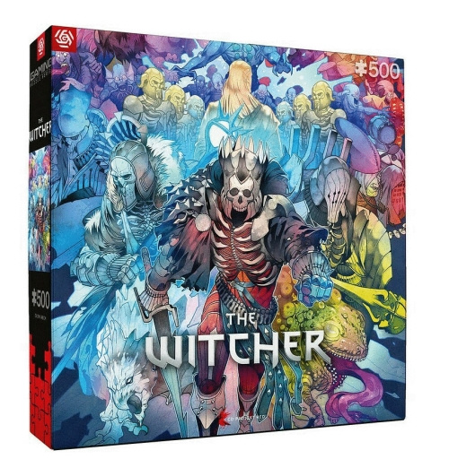 Good Loot - Spilpuslespil: The Witcher Monster Faction, Puzzles 500 brikker i gruppen SPORT, FRITID & HOBBY / Hobby / Puslespil hos TP E-commerce Nordic AB (D01633)