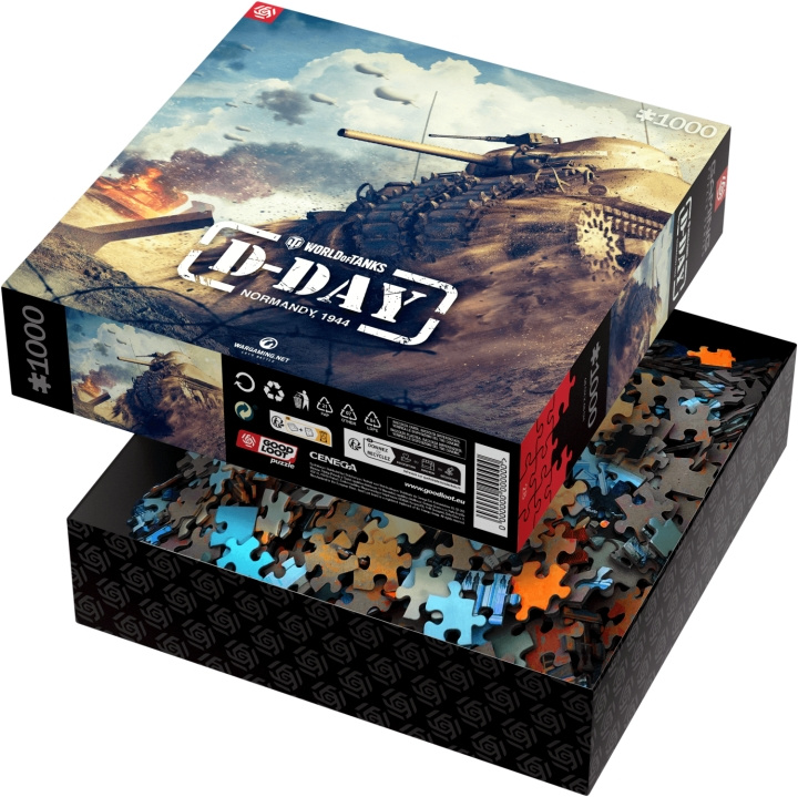 Good Loot - Gaming-puslespil: World of Tanks D-Day, 1000 brikker i gruppen SPORT, FRITID & HOBBY / Hobby / Puslespil hos TP E-commerce Nordic AB (D01636)