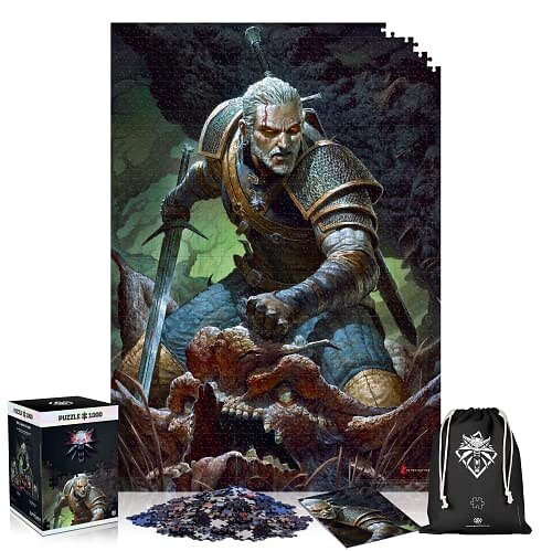 Good Loot Premium puslespil The Witcher: Dark World (1000 brikker) i gruppen SPORT, FRITID & HOBBY / Hobby / Puslespil hos TP E-commerce Nordic AB (D01641)