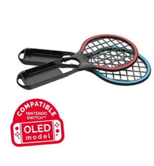 NACON Big Ben Racket For Joy-Con (Red - Blue) /Nintendo Switch i gruppen HJEMMEELEKTRONIK / Spilkonsoller og tilbehør / Nintendo Switch / Tilbehør hos TP E-commerce Nordic AB (D01708)