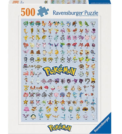 Ravensburger Puslespil - Pokémon - De første 151! 500p (12000511) i gruppen SPORT, FRITID & HOBBY / Hobby / Puslespil hos TP E-commerce Nordic AB (D01738)