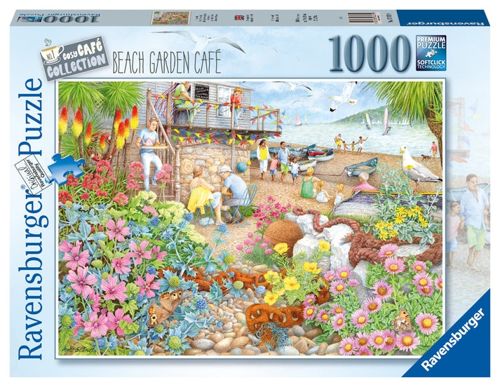 Ravensburger Puslespil - Beach Garden Cafe, 1000 brikker (12000282) i gruppen SPORT, FRITID & HOBBY / Hobby / Puslespil hos TP E-commerce Nordic AB (D01745)