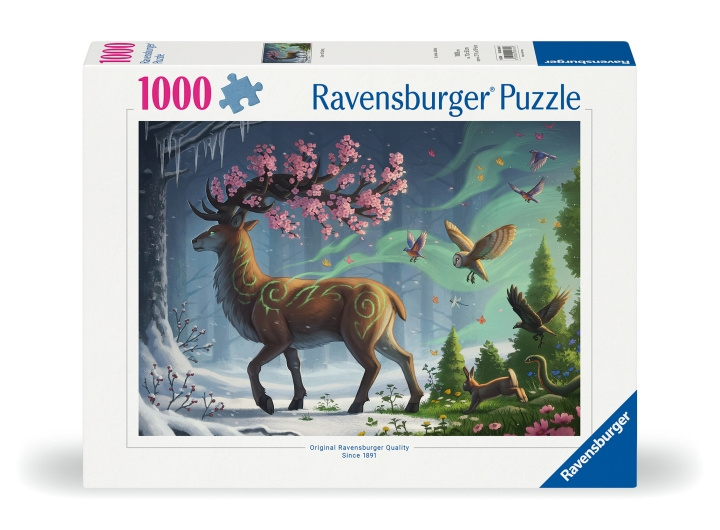 Ravensburger Puslespil Forårshjort 1000p (12000616) i gruppen SPORT, FRITID & HOBBY / Hobby / Puslespil hos TP E-commerce Nordic AB (D01855)