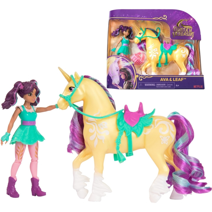 Unicorn Academy Doll & Unicorn - Ava & Leaf (6069631) i gruppen LEGETØJ, BØRN & BABY / Legetøj / Docks og tilbehør hos TP E-commerce Nordic AB (D01867)