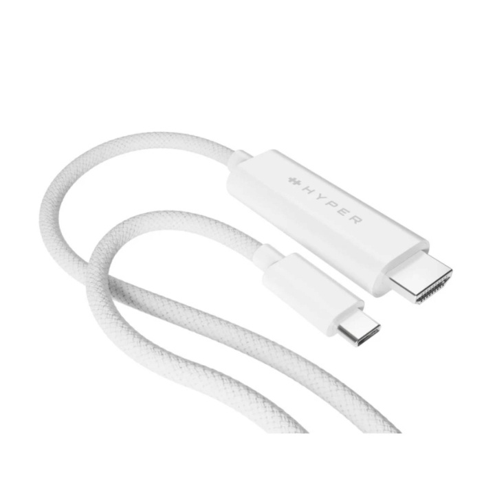 Targus Hyper - 4K USB-C til HDMI-kabel - hvid i gruppen HJEMMEELEKTRONIK / Kabler og adaptere / HDMI / Adaptere hos TP E-commerce Nordic AB (D01875)