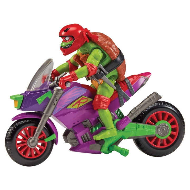 Teenage Mutant Ninja Turtles Turtles - Mutant Mayhem Dragon Motorcycle W Raphael (46-84306) i gruppen LEGETØJ, BØRN & BABY / Legetøj / Figurer, miniaturer og tilbehør hos TP E-commerce Nordic AB (D01885)