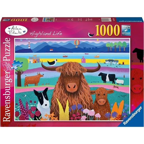 Ravensburger Puslespil - Highland Life 1000p (12001082) i gruppen SPORT, FRITID & HOBBY / Hobby / Puslespil hos TP E-commerce Nordic AB (D01909)