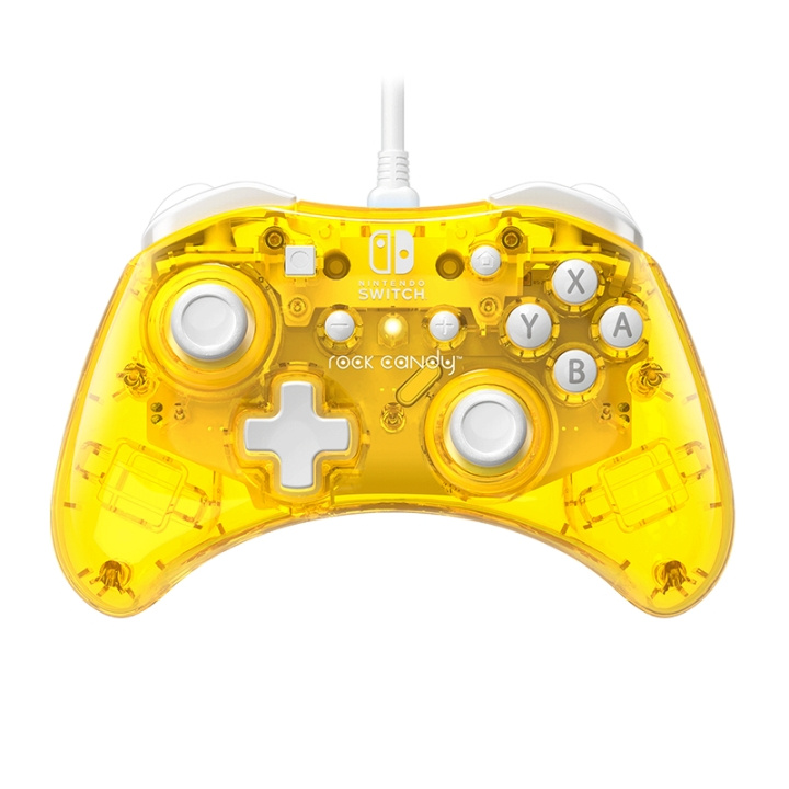 PDP Gaming Rock Candy Wired Mini Switch Controller (Ananas-Pop) i gruppen HJEMMEELEKTRONIK / Spilkonsoller og tilbehør / Nintendo Switch hos TP E-commerce Nordic AB (D01921)