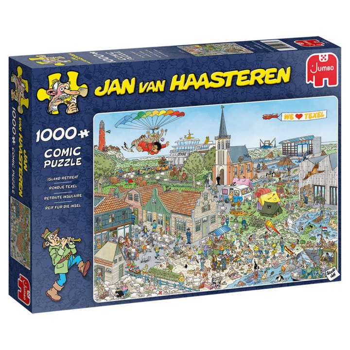 Jan van Haasteren - Island Retreat (1000 brikker) i gruppen SPORT, FRITID & HOBBY / Hobby / Puslespil hos TP E-commerce Nordic AB (D01926)