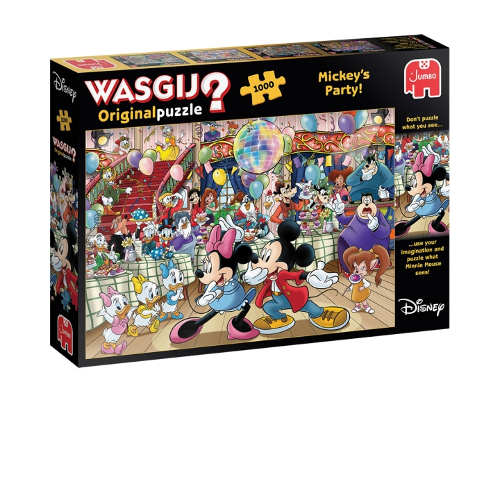 Wasgij Original Disney, Mickey\'s Party! 1000 brikker i gruppen SPORT, FRITID & HOBBY / Hobby / Puslespil hos TP E-commerce Nordic AB (D01939)