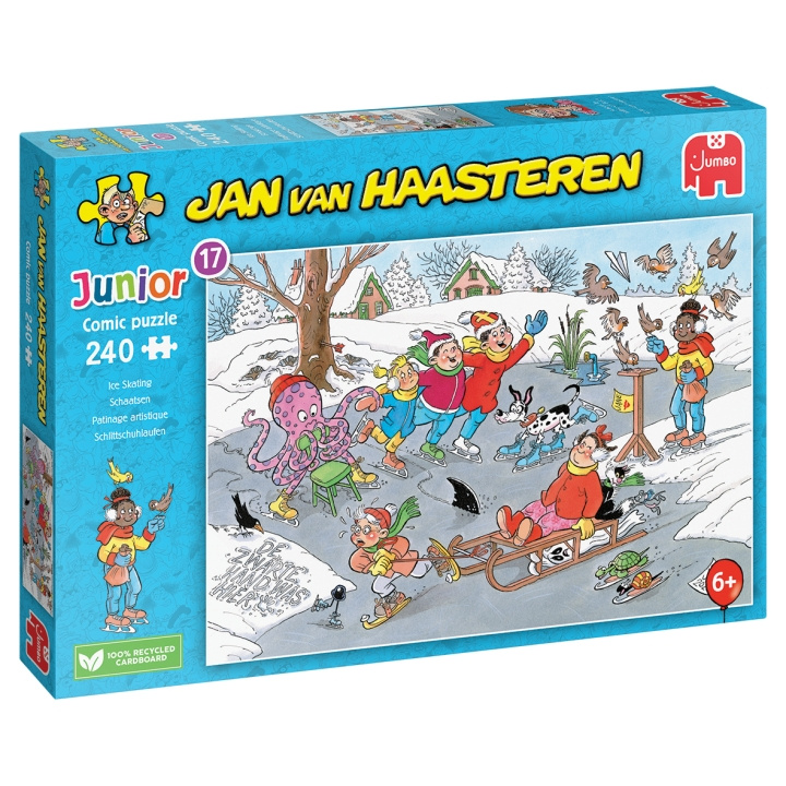 Jan van Haasteren Junior - Skøjteløb (240 brikker) i gruppen LEGETØJ, BØRN & BABY / Legetøj / børns puslespil hos TP E-commerce Nordic AB (D01941)