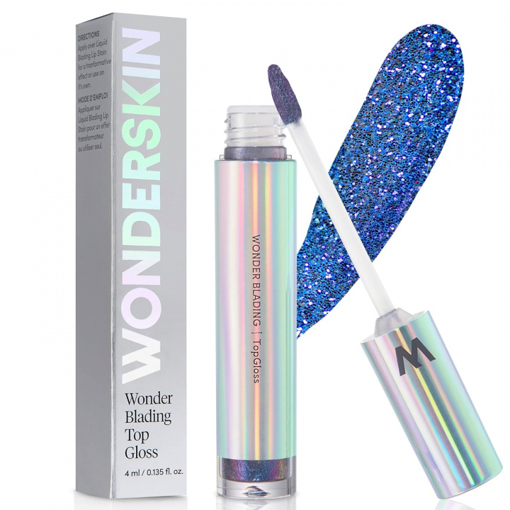 Wonderskin Wonder Blading Top Gloss Blå Glitter i gruppen SKØNHED & HELSE / Makeup / Læber / Lip gloss hos TP E-commerce Nordic AB (D01978)