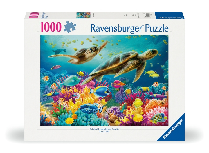 Ravensburger Puslespil Blå undervandsverden 1000p (12000577) i gruppen SPORT, FRITID & HOBBY / Hobby / Puslespil hos TP E-commerce Nordic AB (D01989)