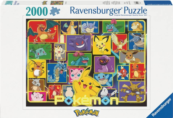 Ravensburger Puslespil Pokémon 2000p (12001130) i gruppen SPORT, FRITID & HOBBY / Hobby / Puslespil hos TP E-commerce Nordic AB (D01994)